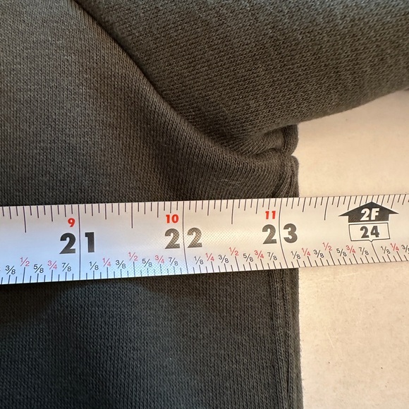 Nike Size L Hybrid Fleece Hoodie Full Zip Hoodie Jacket Swoosh Y2K Green Black - Picture 8 of 9